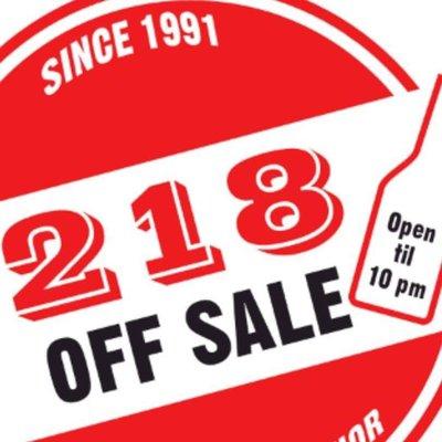 Highway 218 Off Sale Liquor