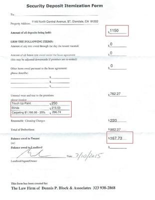 Glad I could pay for the improvements I never had when I moved in! AGBB: Where only the bottom line matters - a Barnes family tradition.