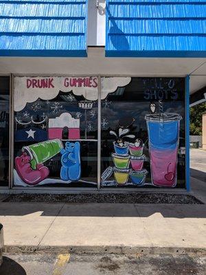 Drunk Gummies Mural @ Eskimo Hut