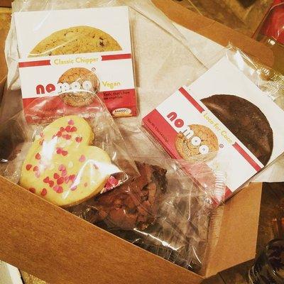 vegan valentine's day box. the heart shaped is my personal fave