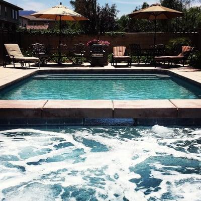 One of our beautiful pools in Temecula that we service!