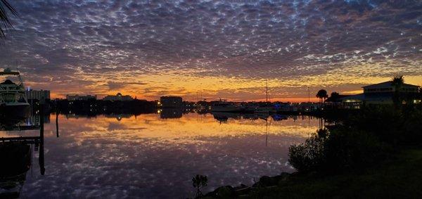 View at Sunset Harbor aka Coquina Marina