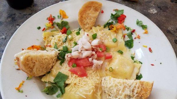 Lobster ravioli