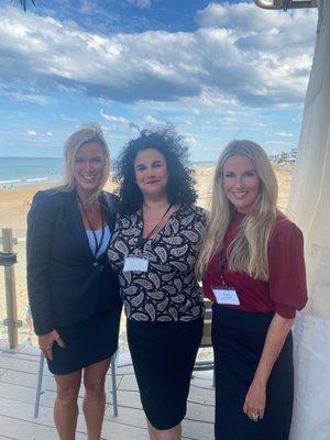 Attorney Moriarty with colleagues at CLE by the Sea, a Greater Newburyport Bar Association event.