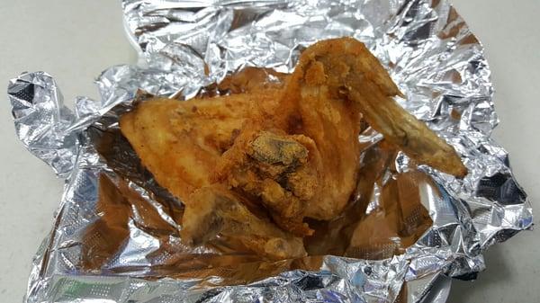 Even though menu said wings, I like their fried chicken even more than KFC.