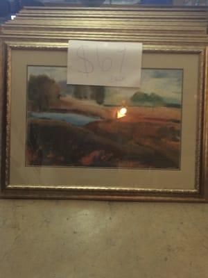 Assortment of framed prints $59-$79