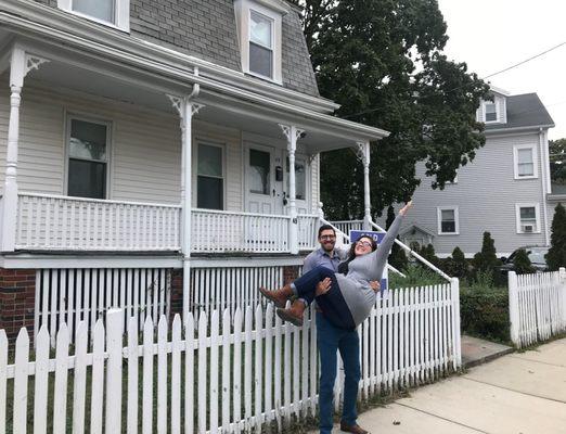 Congratulations to Stephanie and Sam. First Time Homebuyers!