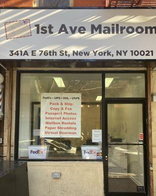 1st Ave Mailroom, Grand opening! Come support a small business!