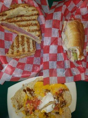 This is the Ruben, #4 and nacho supreme.