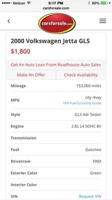 Roadhouse Auto Sales