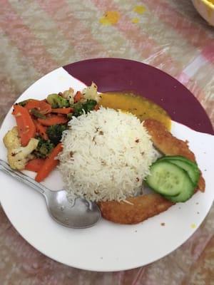 Rice with vegetables