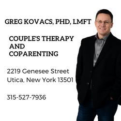Greg Kovacs, PhD, LMFT provides couple's counseling, parenting, and post-separation coparenting consultation