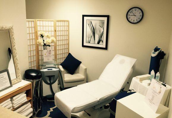 The laser hair removal room! ***Voted readers pick Best of Westchester laser hair removal of 2016!***