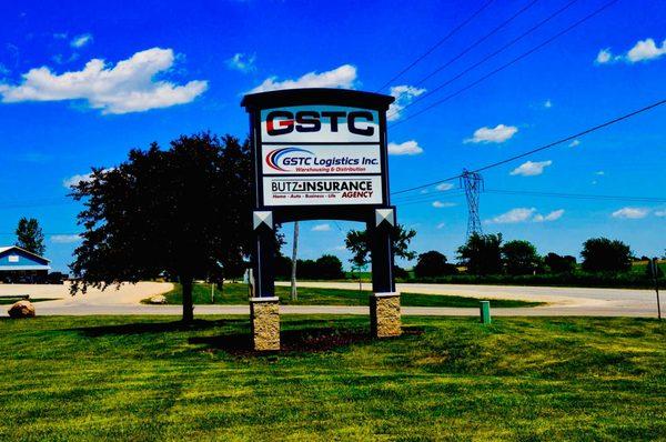 Here's our sign outside!