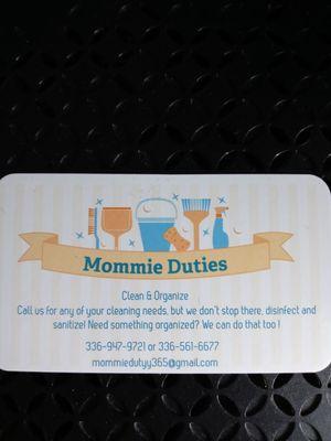 Mommie Duties