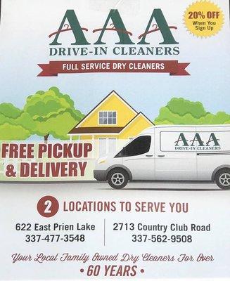 AAA Drive-In-Cleaners