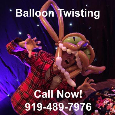 Balloon Twisting... Call Now! 919-489-7976
