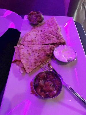 Quesadilla.... came with four pieces