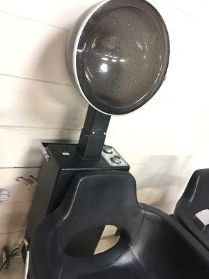 They have three (3) individual dryers side by side