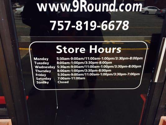 Hours for Chesapeake location