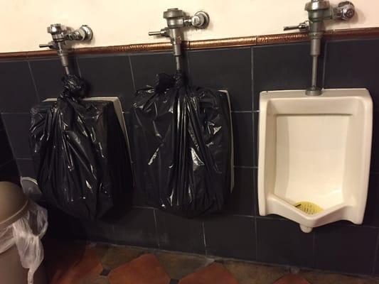 Glamorous restrooms.