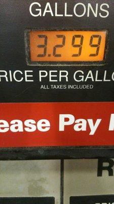 Price gauging!!!!!!!! Yesterday it was 2.09. Jerks !!!!!!!