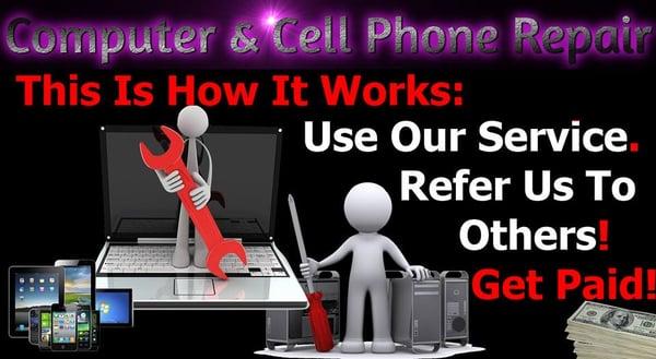 Loyalty Computers Pays To Use Our Service!