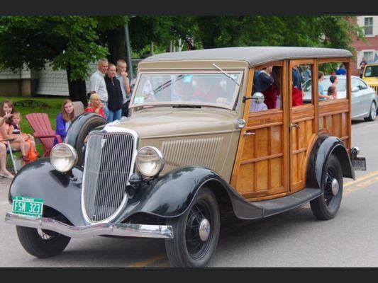 1934 Ford v8 Woodie. In the family since new!