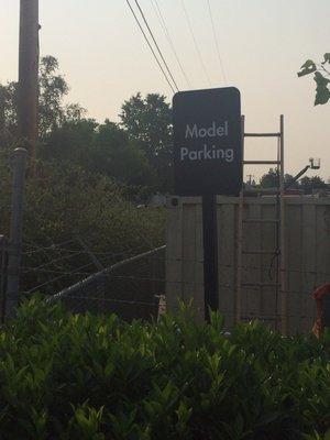 Our very own parking spot!