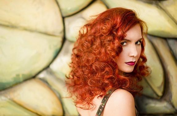 Lincoln Snyder cut, colored and styled my hair for a salon photoshoot.