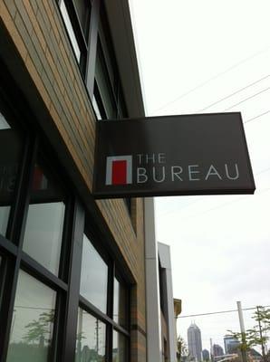 Entrance on Virginia Ave at The Hinge