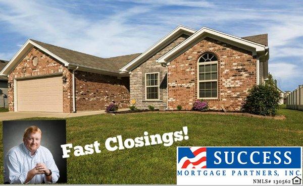 We closed the loan on this home in only 13 days! Happy buyers, sellers, and real estate agents on this one!