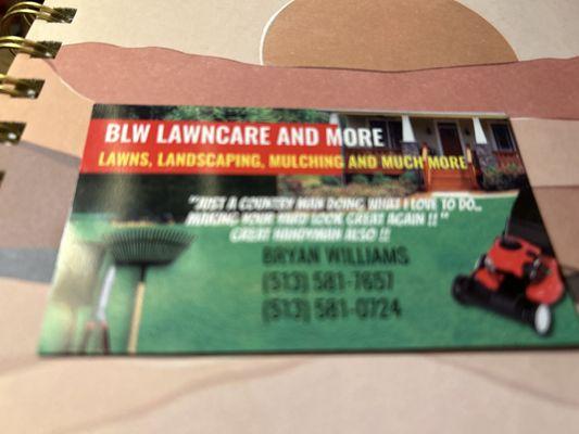 BLW Lawncare and More
