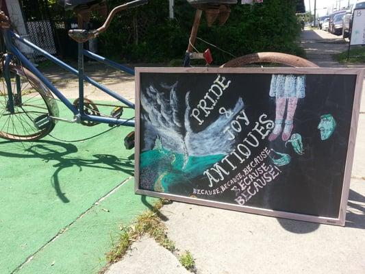 Coolest entry sign EVER!!!