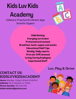 Kids Luv Kids Academy