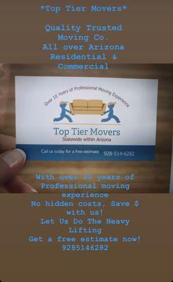 Top Tier Movers