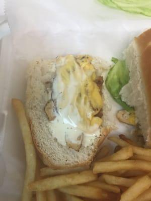 Chicken bacon ranch...... Not good