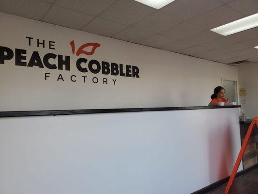 Inside is plain right now, but they did just open.