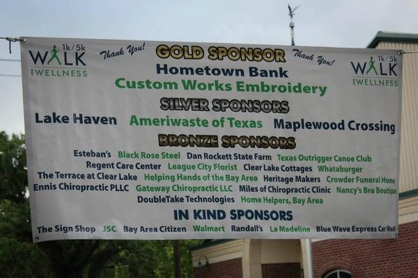 From the League City Facebook page; I did not take this picture.