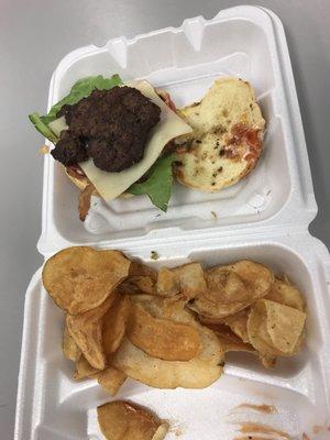 The hand patted 70% chuck dry roasted hockey puck