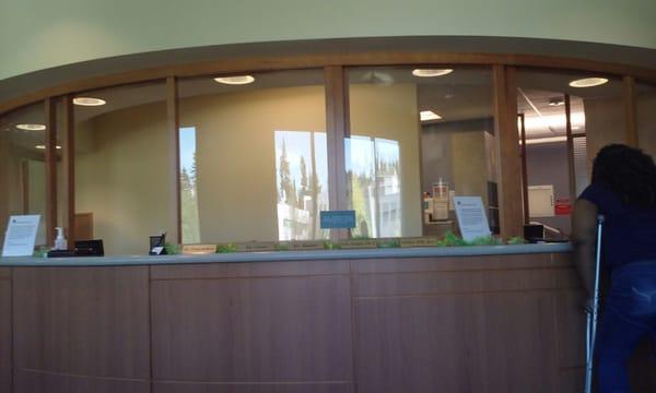 Reception area