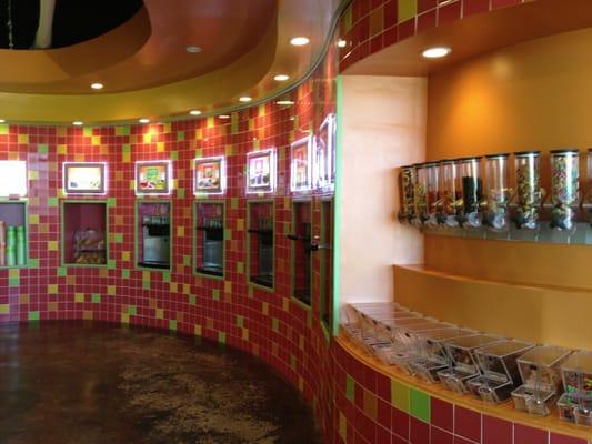 15 Flavors of Self-Serve Frozen Yogurt with your choice of over 50 toppings!