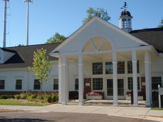 Main entrance to Auburn Hills Community Center
