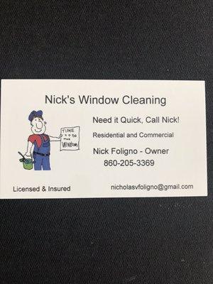 Nick’s Window Cleaning