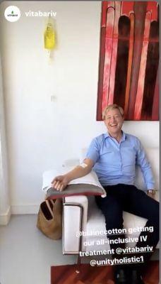 I tried VitabarIV yesterday- lots of vitamins through an IV put into my body by a pharmacist and doctor.