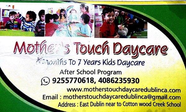 Mother's Touch Day Care