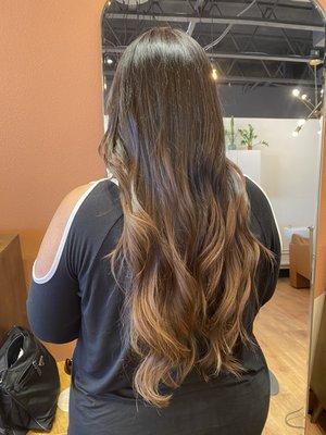 Hand painted for a Beautiful melted effect