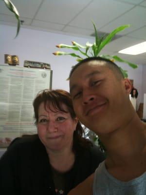 my favorite armenian hair stylist lida! she's the best!