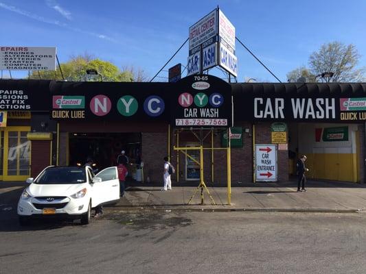 Good basic NYC car wash in Queens.