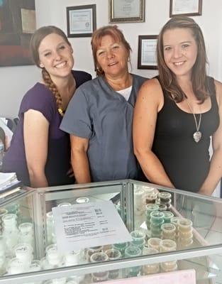 This is the team!! Reba, Rachelle and Erin